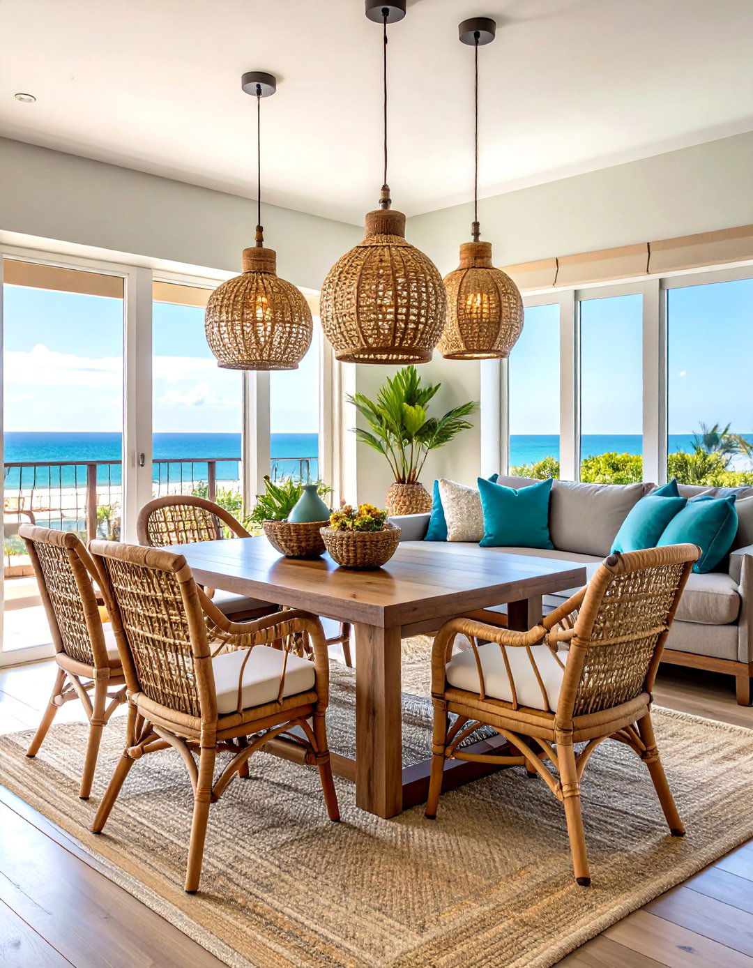 Organic Modern Interior Design Rattan and Wicker Details - 20 Organic Modern Interior Design Ideas