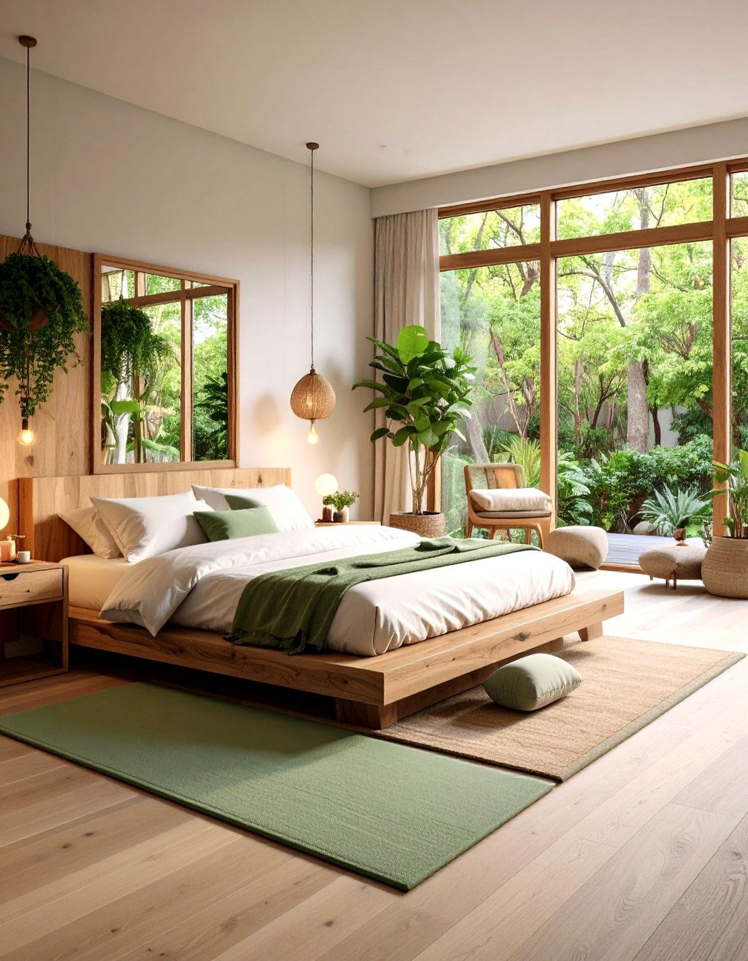 Organic Modern Large Bedroom Design - 20 Large Bedroom Design Ideas