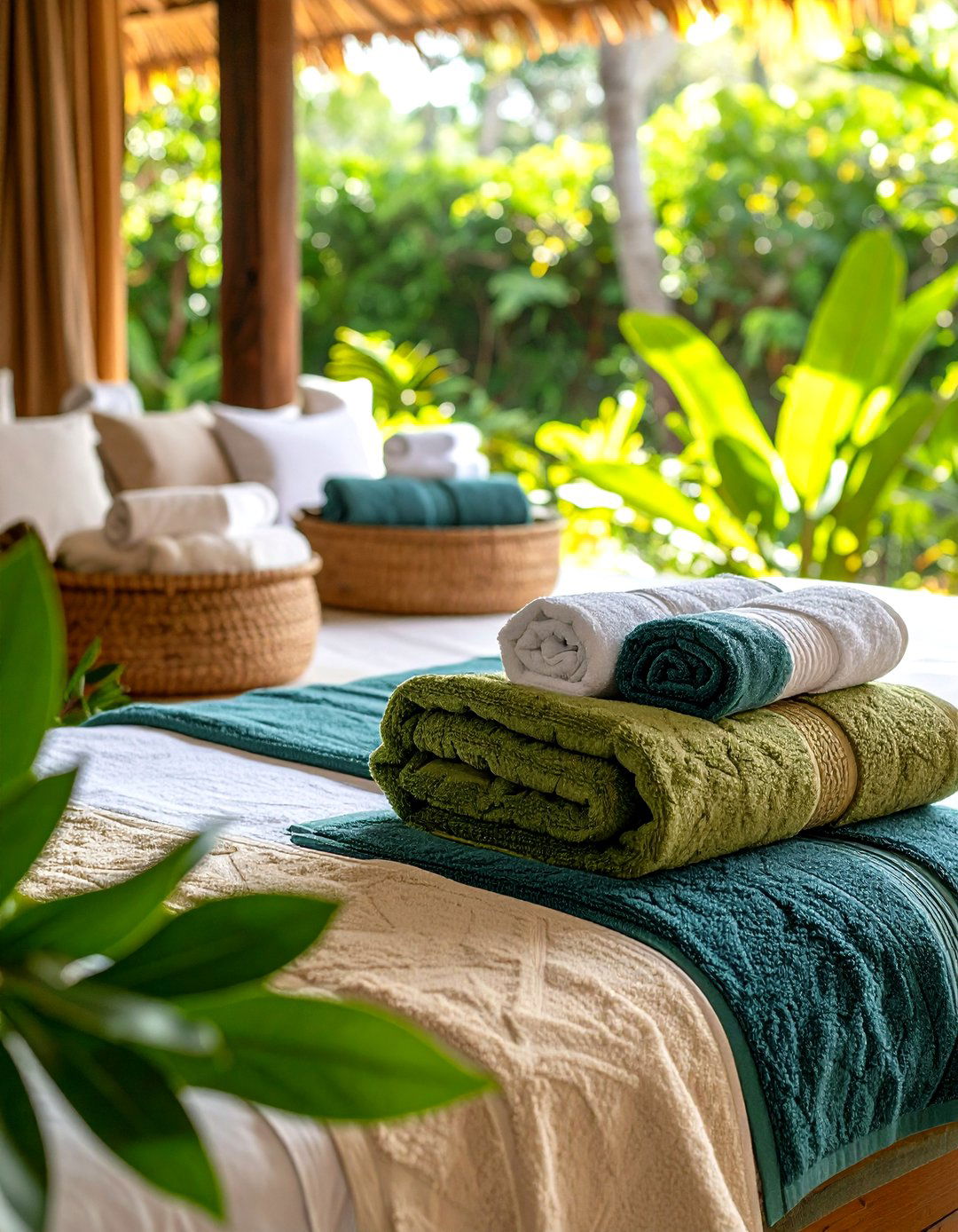 Organic Textiles and Linens - 20 Spa Decor Ideas