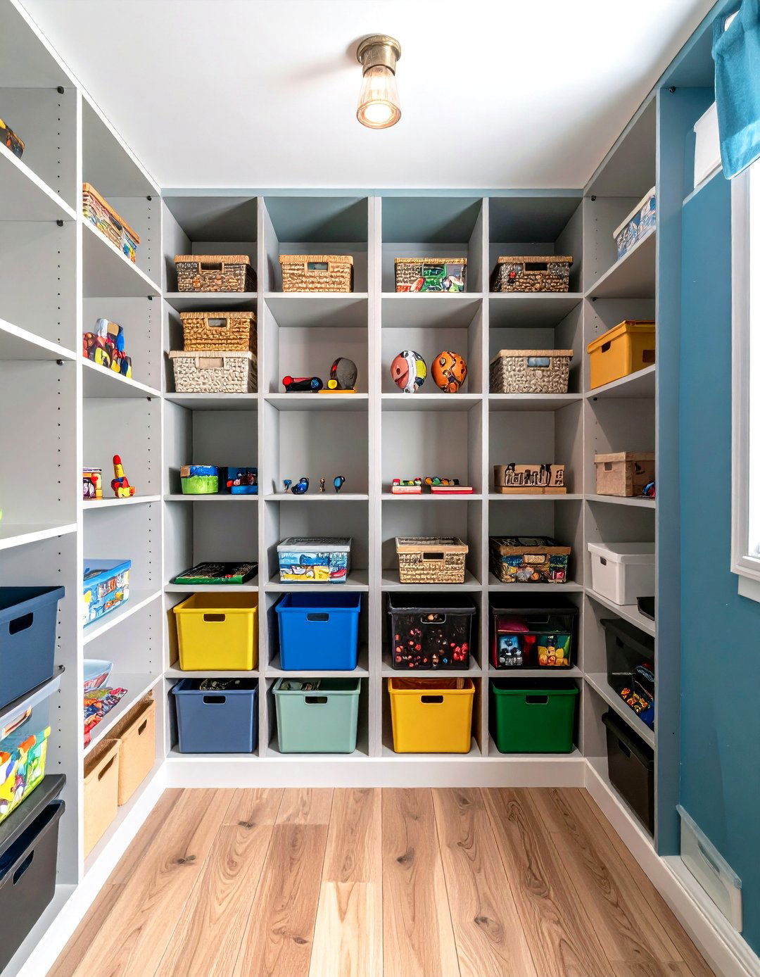 Organize the Game Closet - 20 Small Closet Storage Ideas