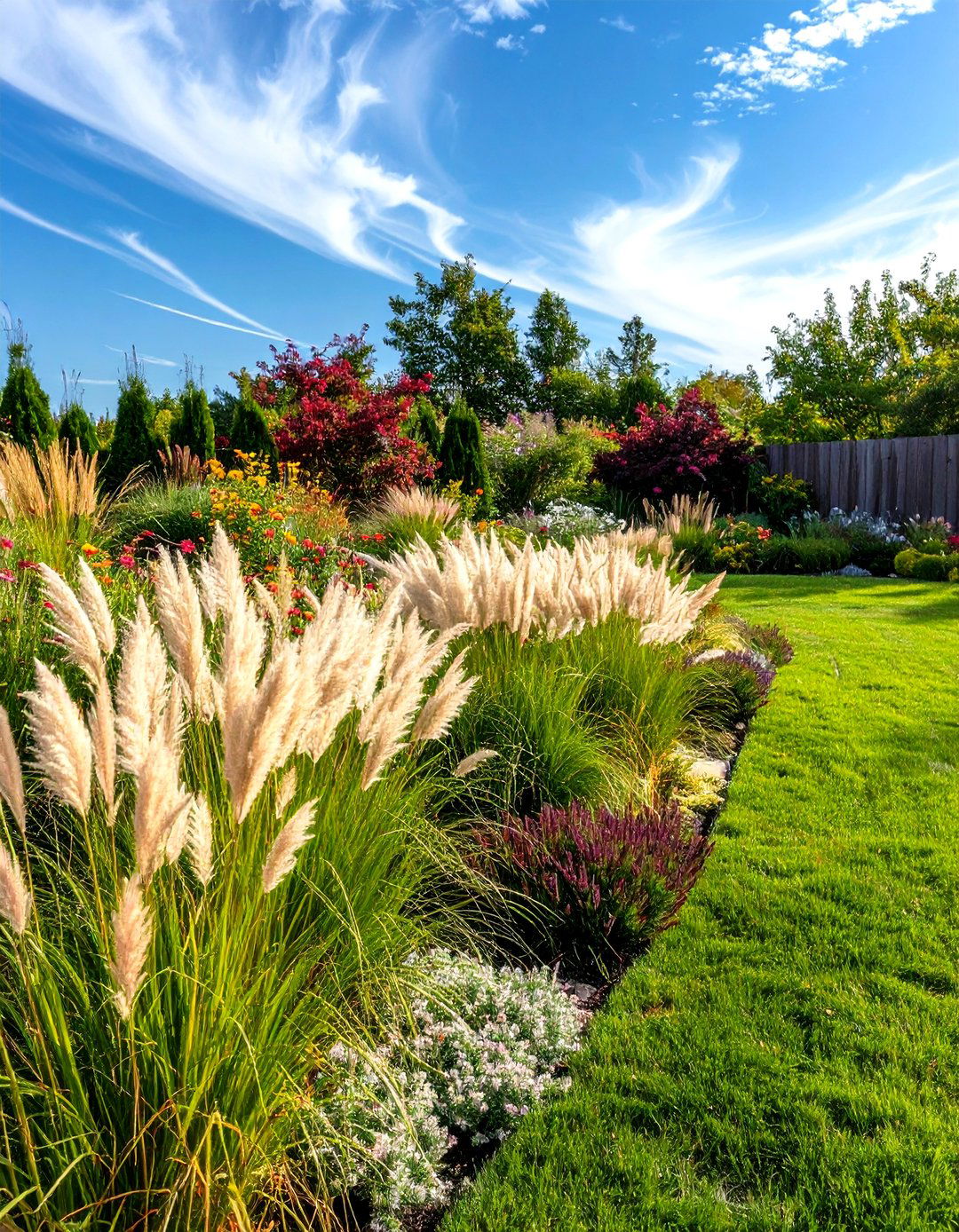 Ornamental Grass Low Maintenance Backyard Landscaping - 20 Low Maintenance Backyard Landscaping Ideas