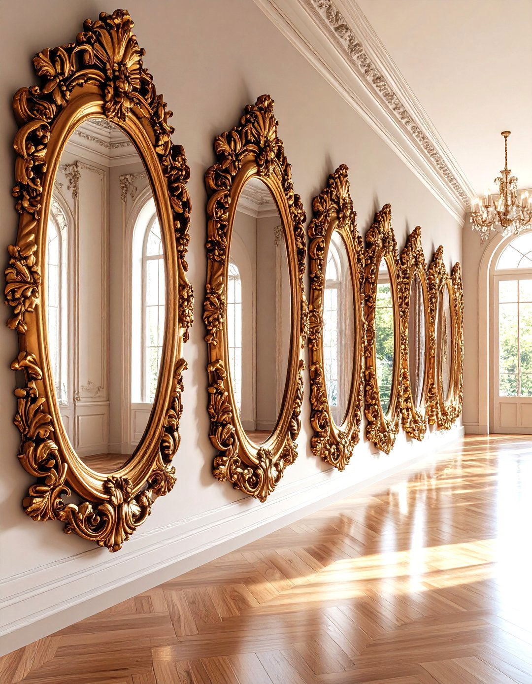 Ornamental Mirrors - 20 Victorian Hallway Ideas