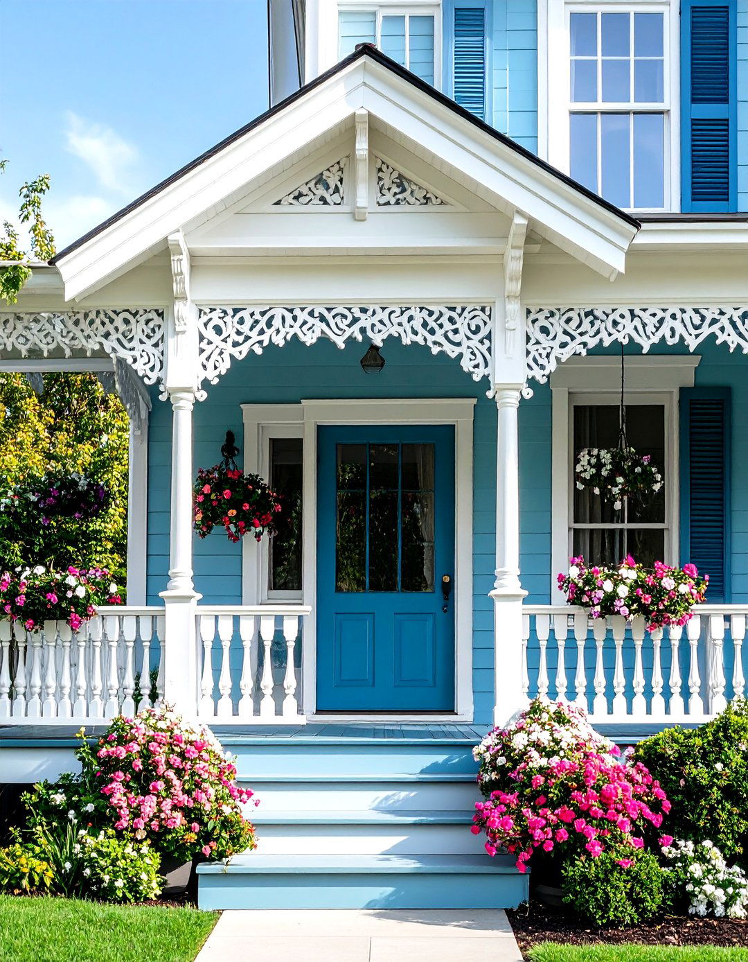 Ornate Gingerbread Trim - 20 Victorian Porch Ideas
