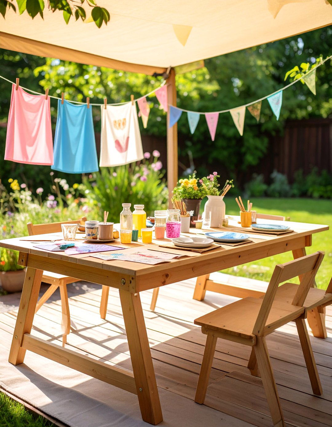 Outdoor Art and Craft Studio - 20 Backyard Entertainment Ideas
