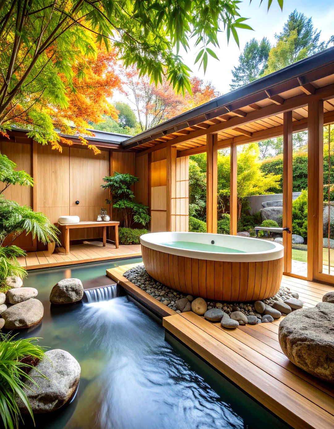 Outdoor Bathroom Japanese Zen Garden - 20 Outdoor Bathroom Ideas