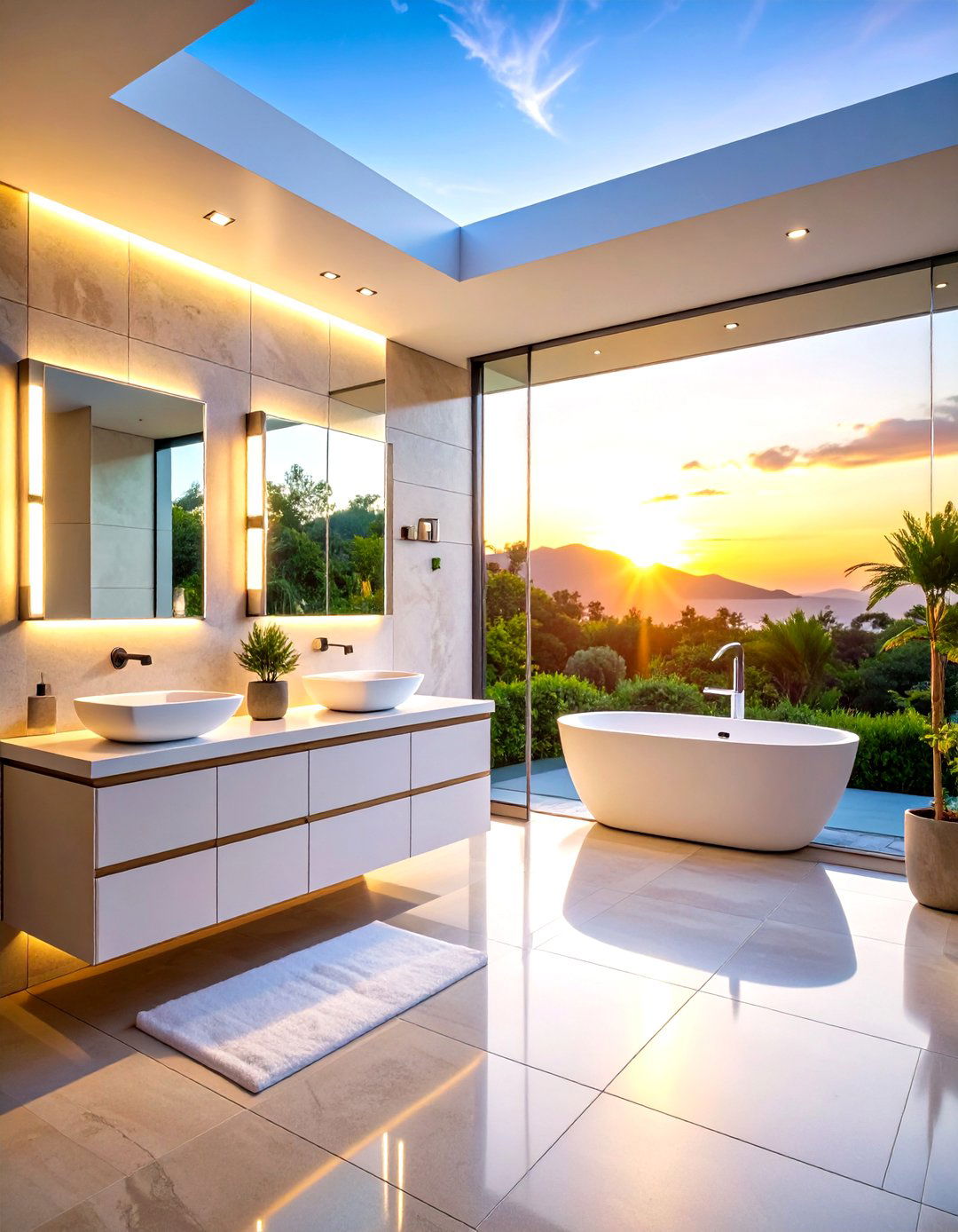 Outdoor Bathroom Smart Technology Integration - 20 Outdoor Bathroom Ideas