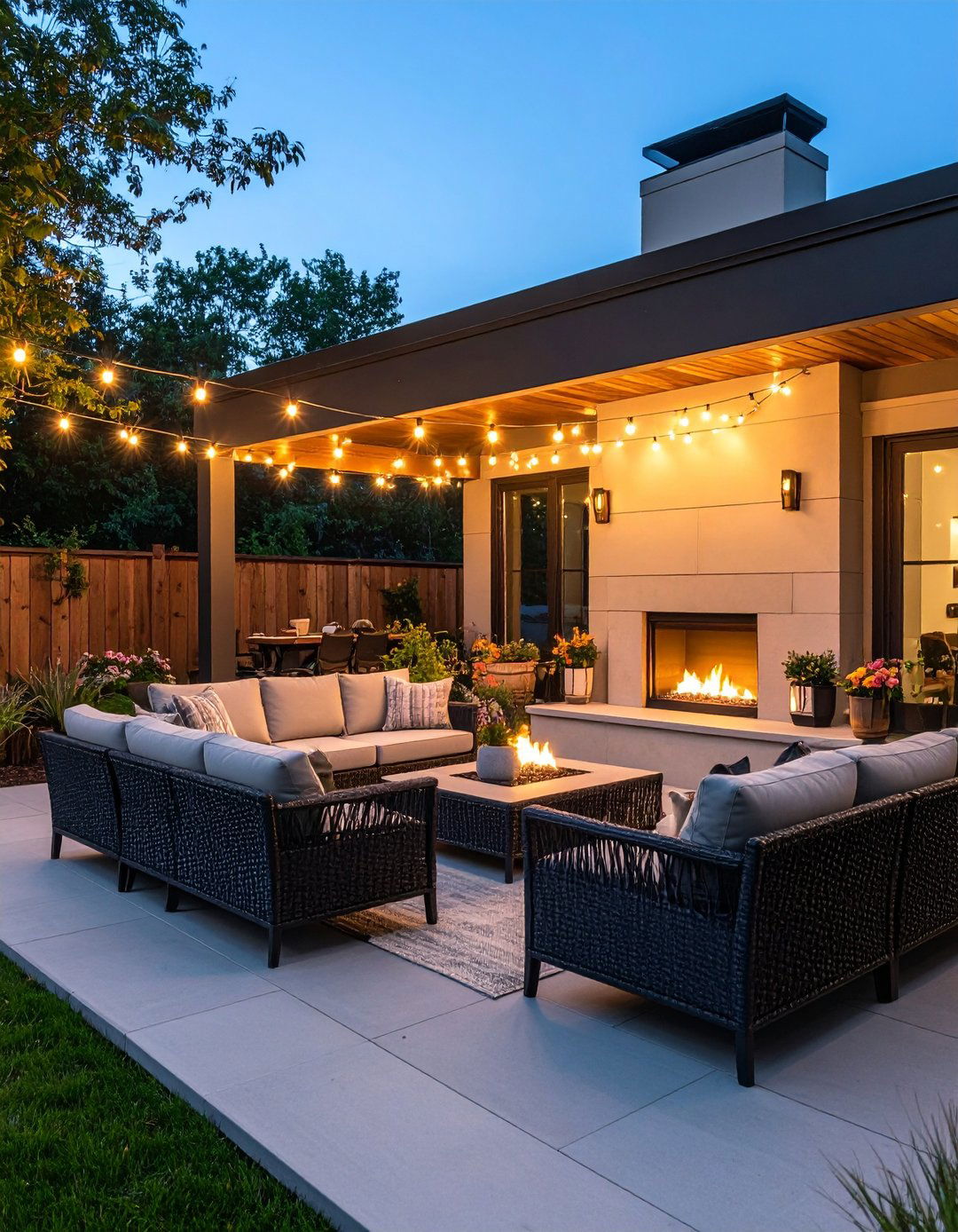 Outdoor Covered Patio Gas Fireplace - 20 Gas Fireplace Ideas