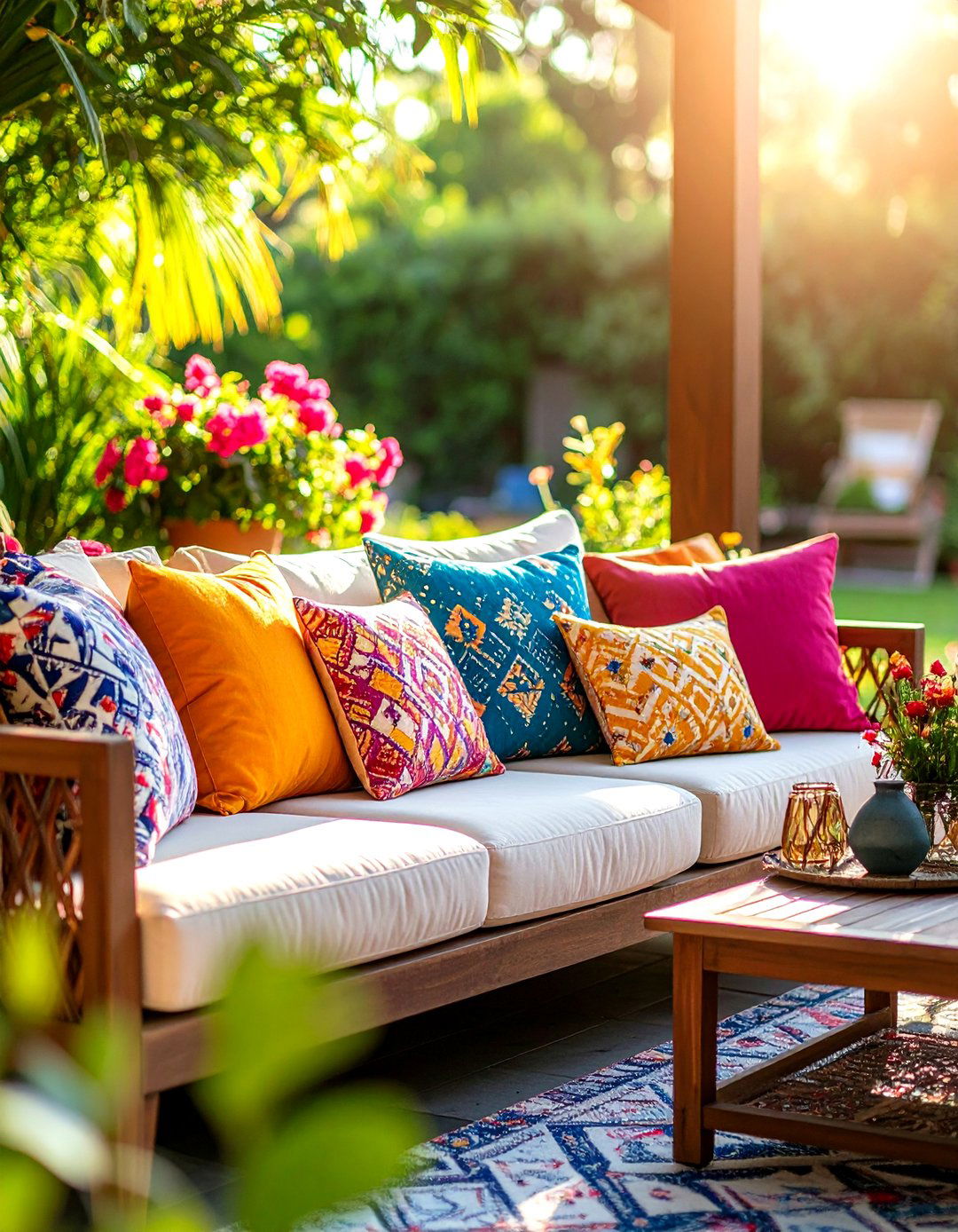 Outdoor Cushion Backyard Makeover Ideas - 20 Cheap Backyard Makeover Ideas