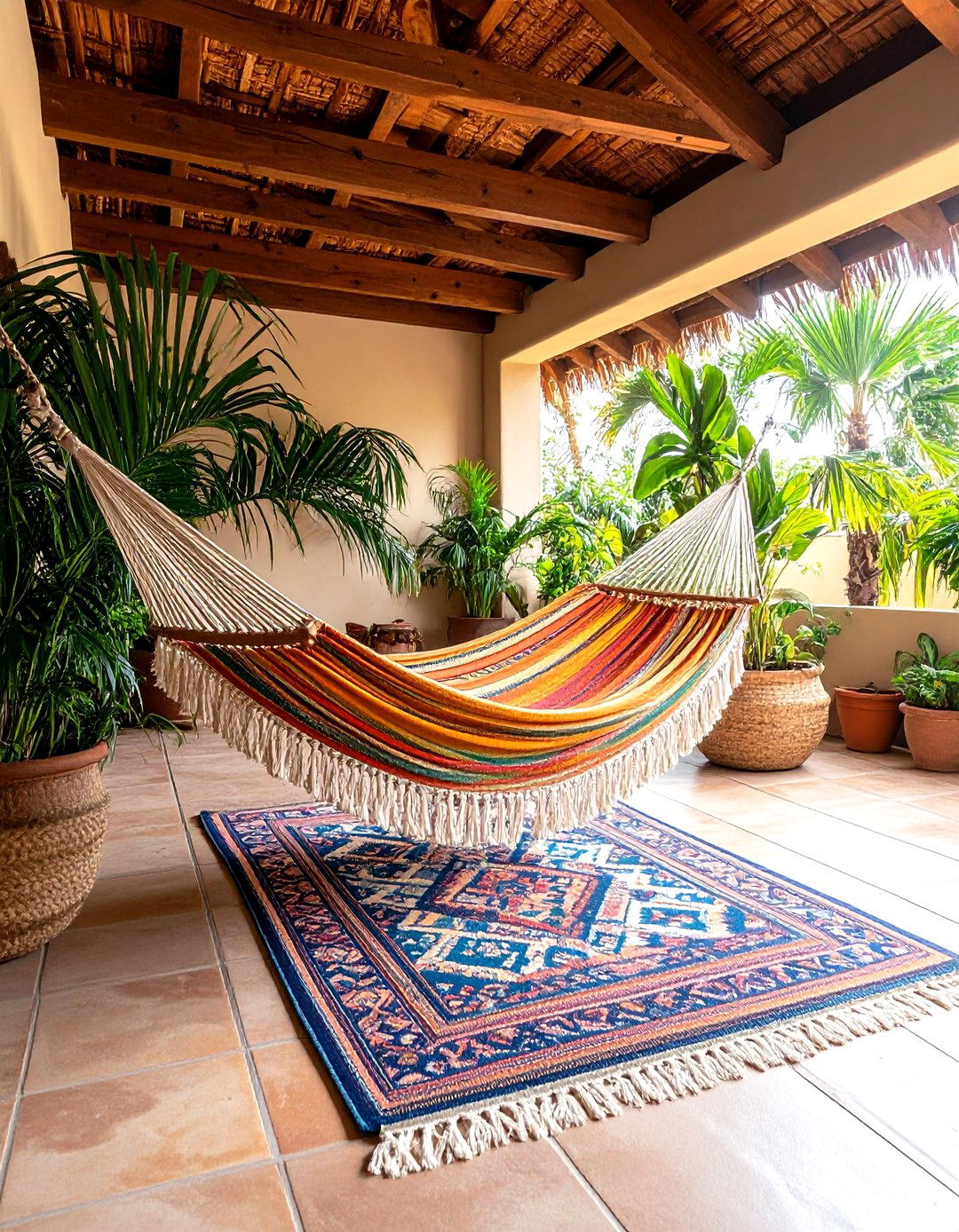 Outdoor Elements Sneak into the Boho Living Room - 20 Boho Living Room Ideas