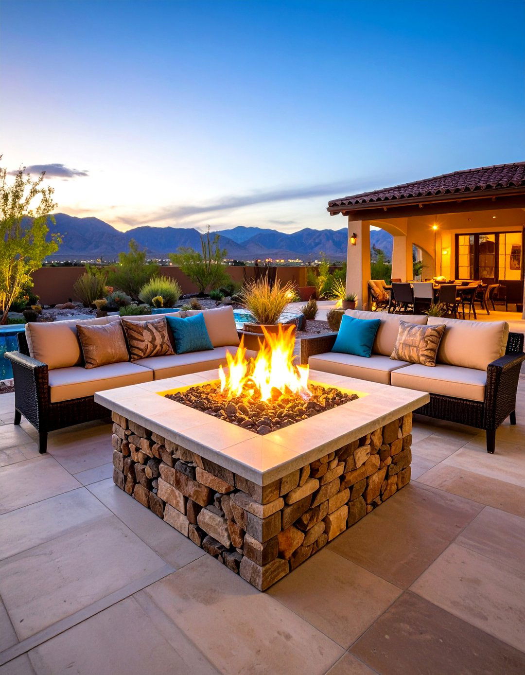 Outdoor Gas Square Fire Pit Table - 20 Square Fire Pit Ideas
