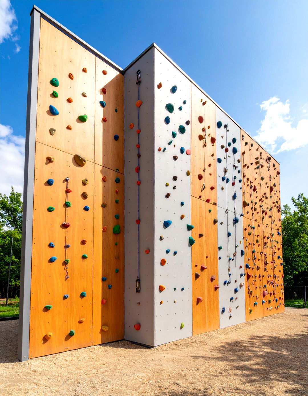 Outdoor Gym Climbing Wall Structure - 20 Outdoor Gym Ideas