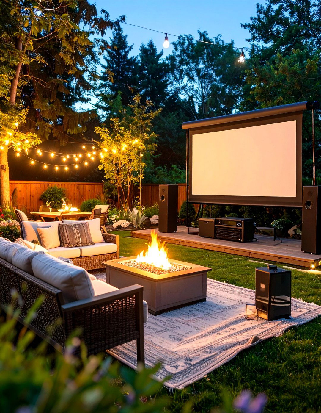 Outdoor Home Theater Experience - 20 Home Theater Ideas