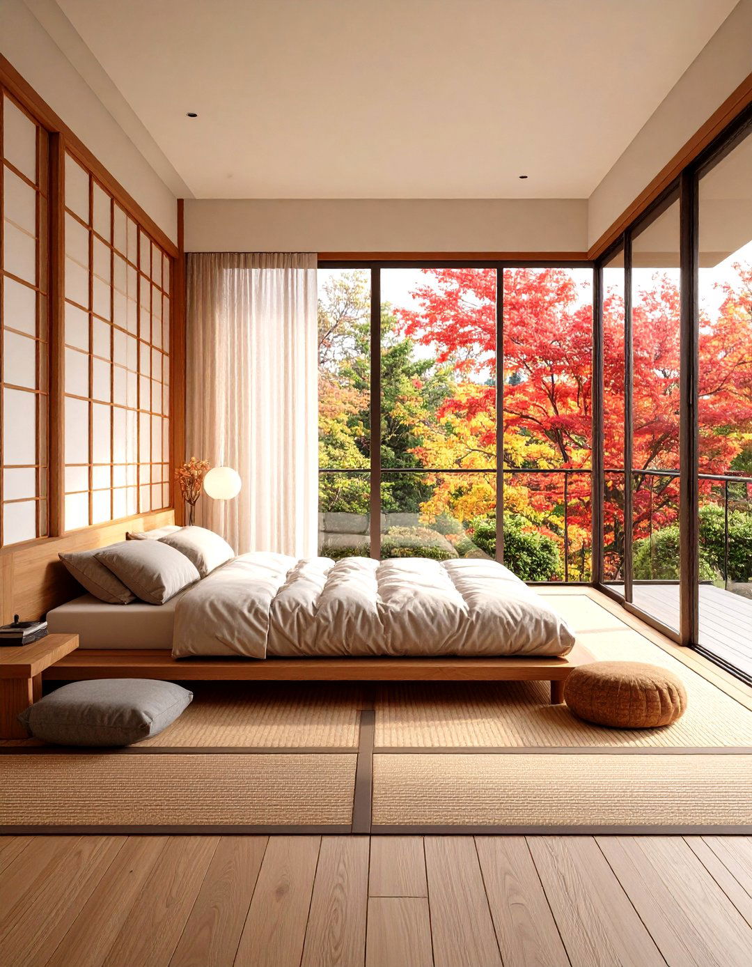 Outdoor In Futon Balcony Bedroom - 20 Futon Bedroom Ideas