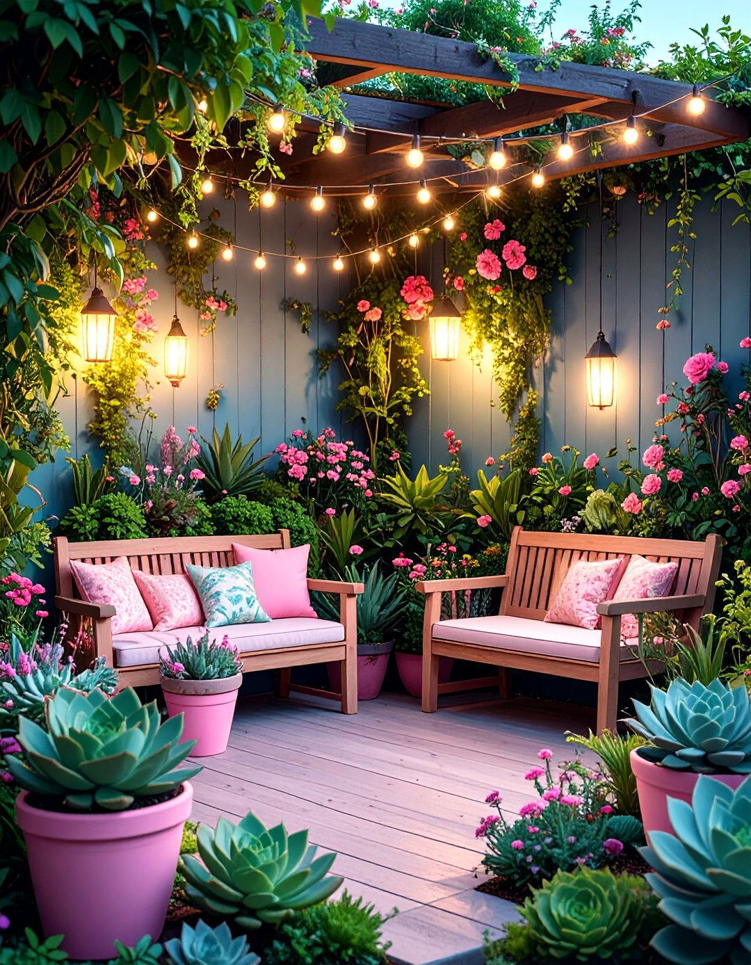 Outdoor Inspired Barbie Room Garden - 20 Barbie Room Ideas
