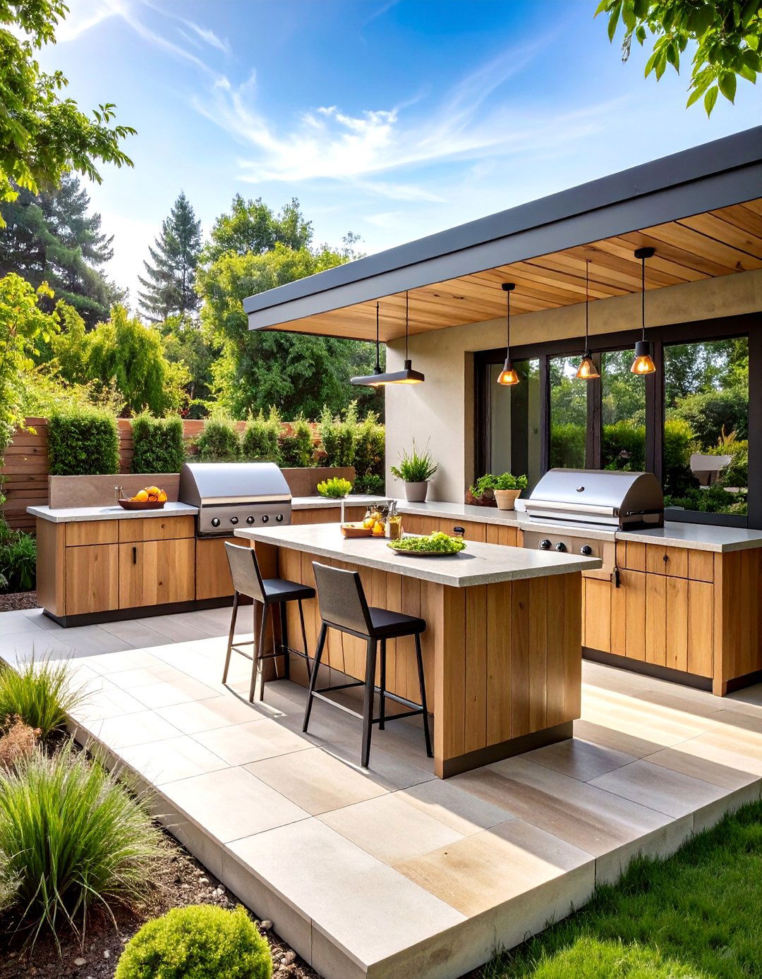 Outdoor Kitchen Patio Decor Integration - 20 Patio Decor Ideas