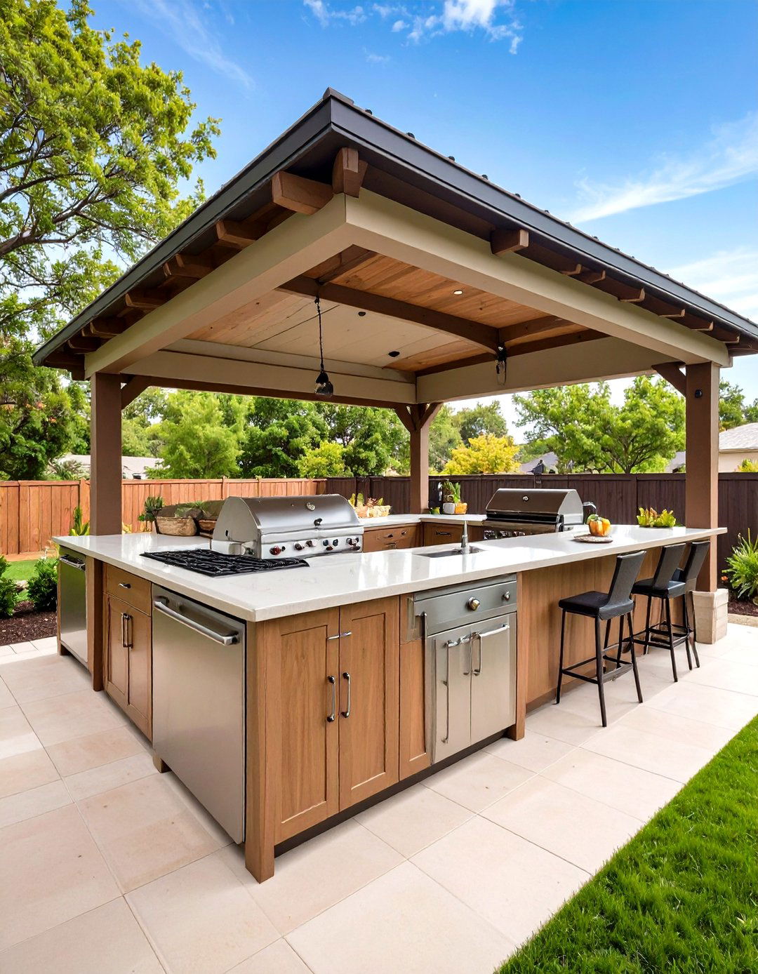 Outdoor Kitchen Pavilion