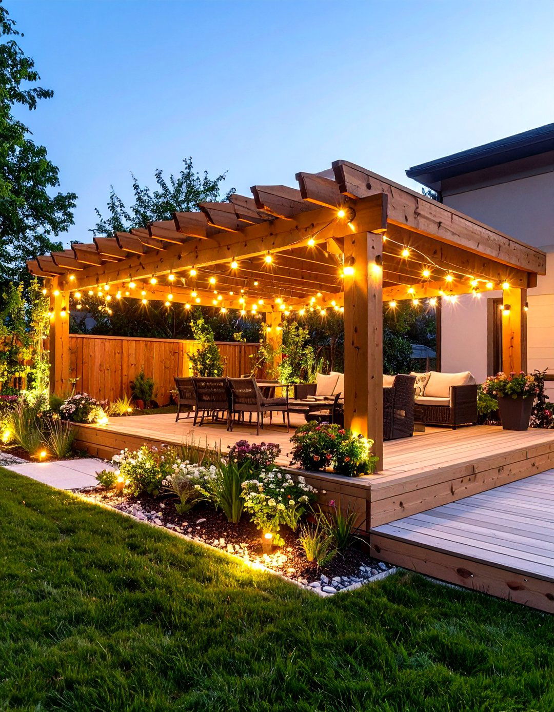 Outdoor Lighting Features - 20 Under Deck Landscaping Ideas