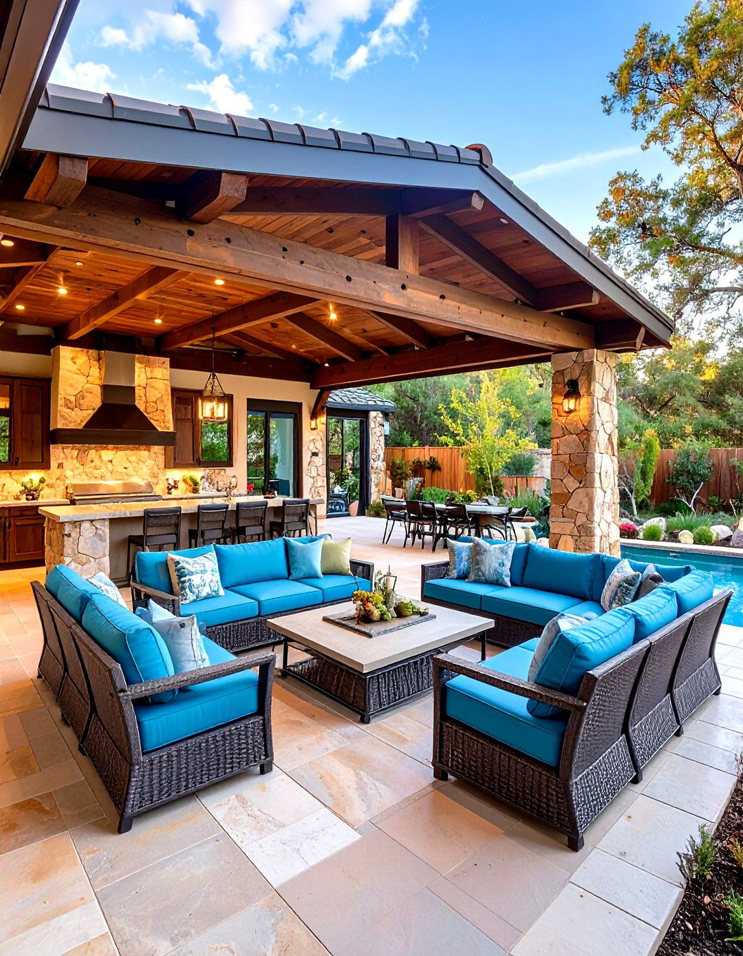 Outdoor Living Man Cave Pavilion - 20 Luxury Man Cave Ideas