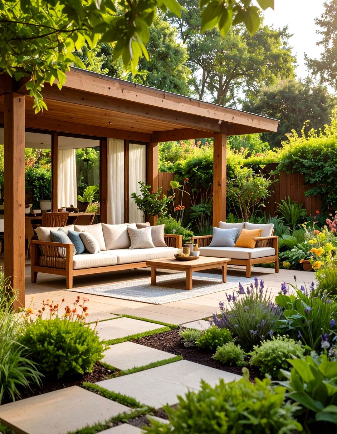 Outdoor Living Space Garden Room Sanctuary - 20 Outdoor Living Space Ideas