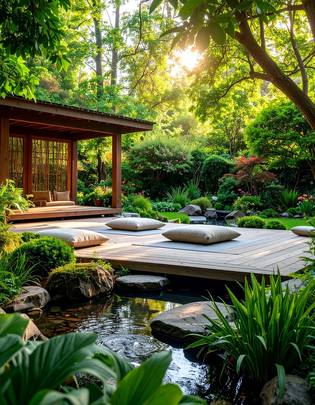 Outdoor Living Space Meditation Garden - 20 Outdoor Living Space Ideas