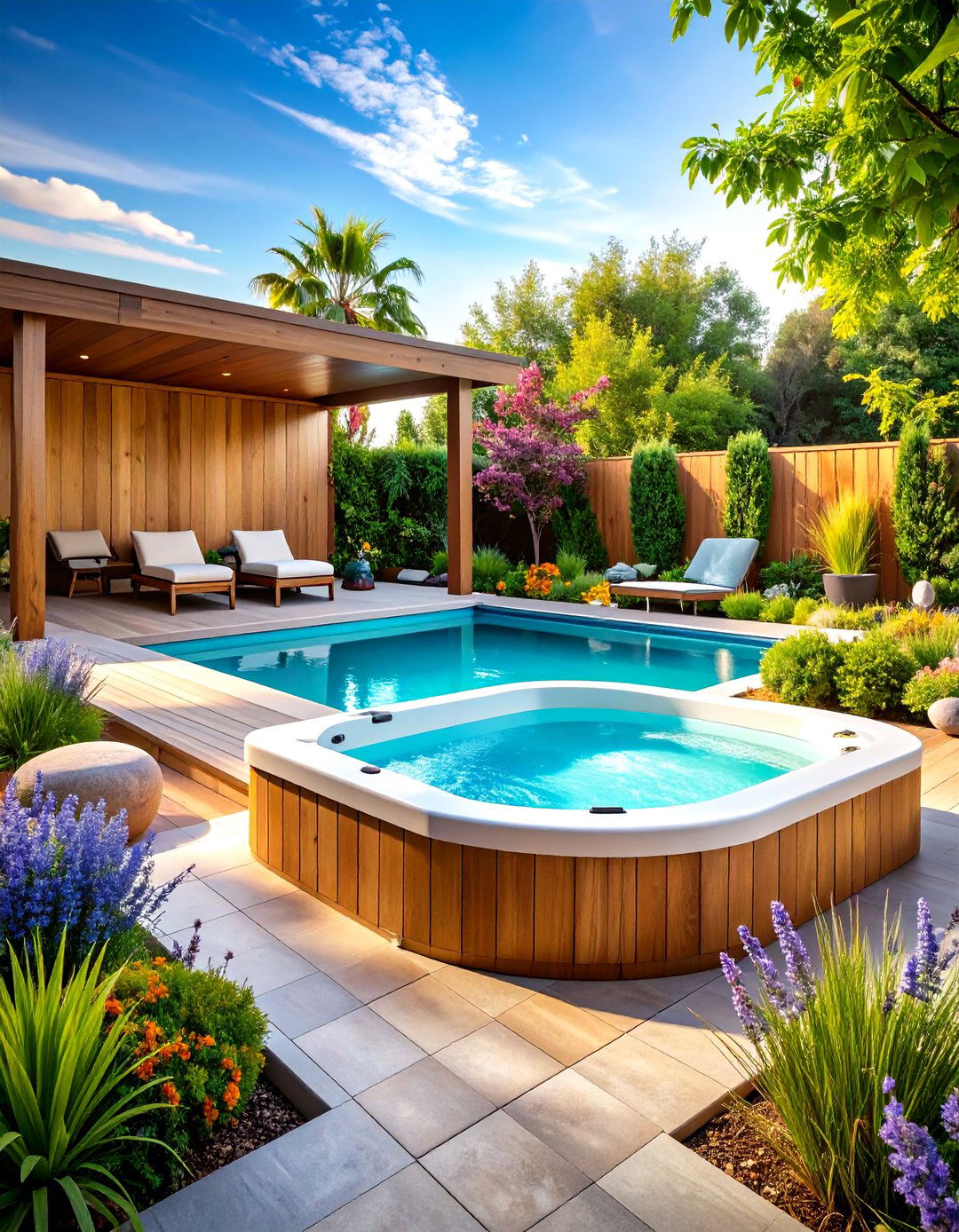 Outdoor Living Space Wellness and Spa Zone - 20 Outdoor Living Space Ideas
