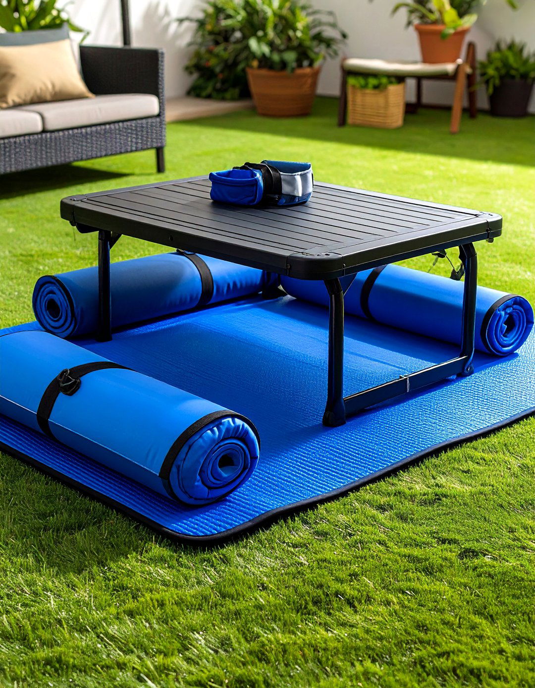 Outdoor Proof Floor Seating Mats for Indoor Picnics - 20 Floor Seating Ideas