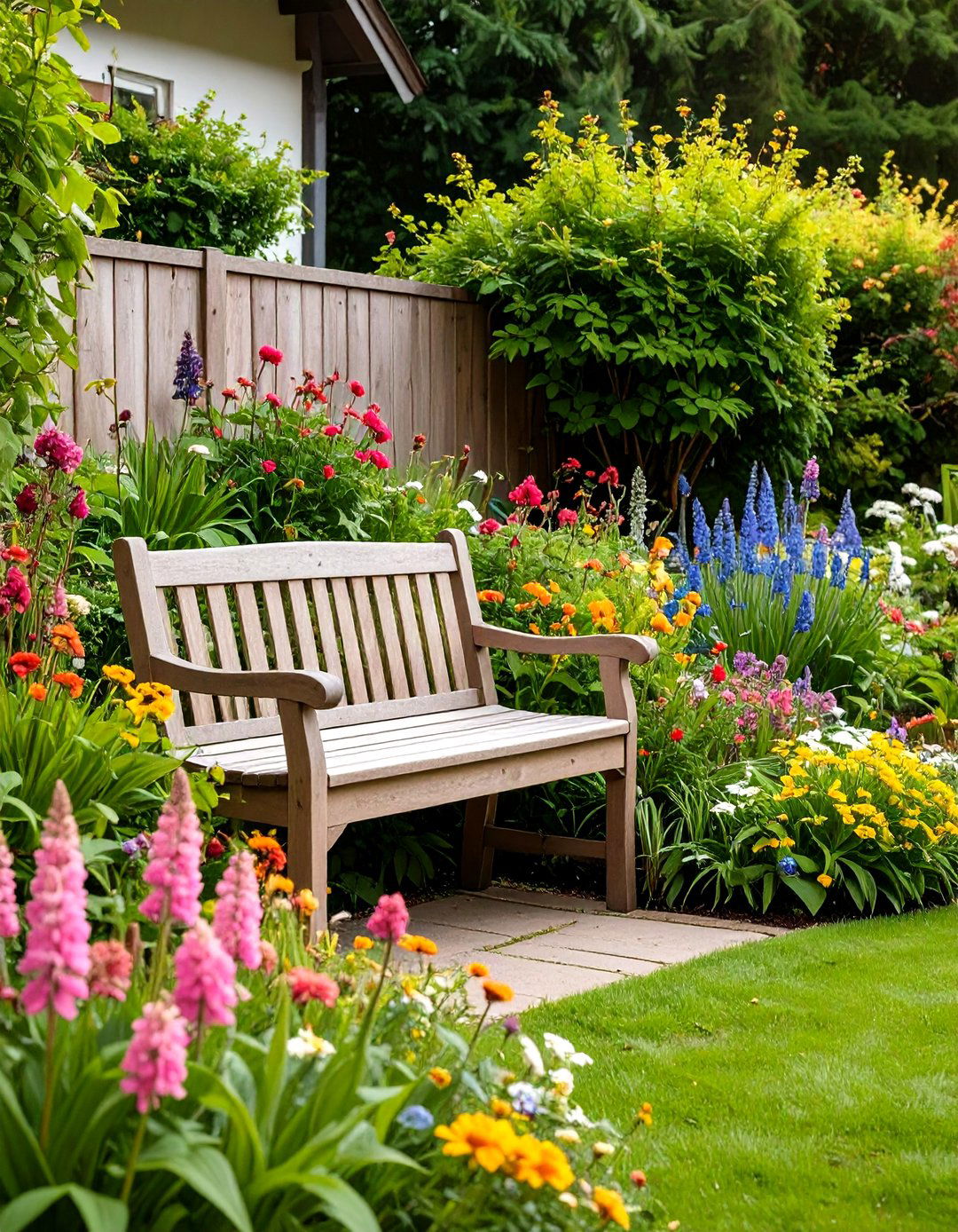 Outdoor Reading Nook with Garden Bench Hideaway - 20 Outdoor Reading Nook Ideas