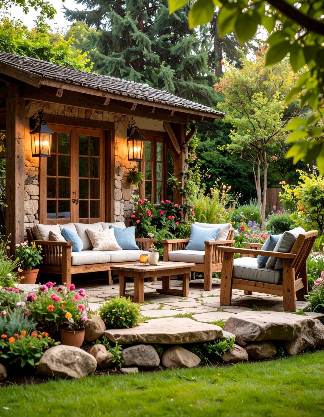 Outdoor Reading Nook with Rustic Design - 20 Outdoor Reading Nook Ideas