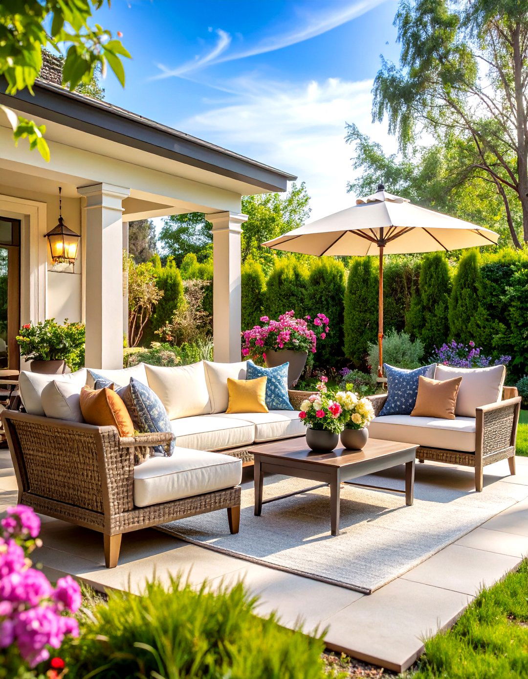 Outdoor Seating with Indoor Style Comfort - 20 Outdoor Seating Ideas