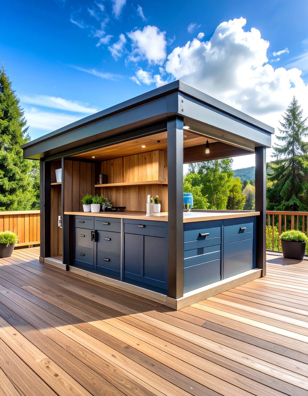 Outdoor Storage Hidden Under Deck Installations - 20 Outdoor Storage Ideas