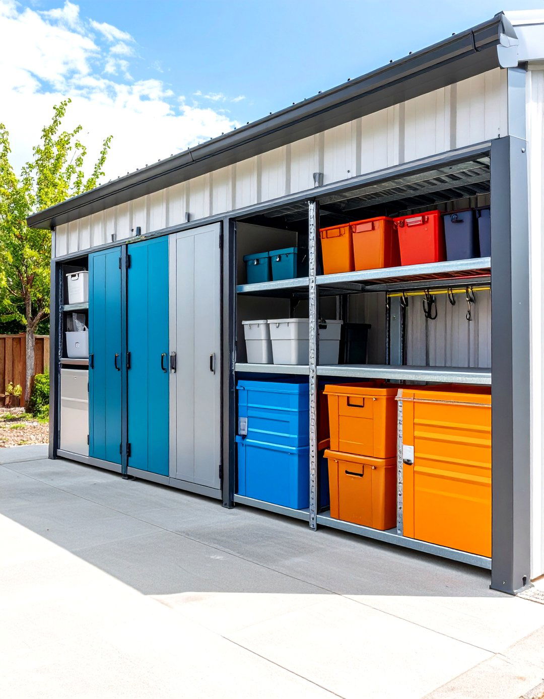 Outdoor Storage Modular Systems for Customizable Organization - 20 Outdoor Storage Ideas