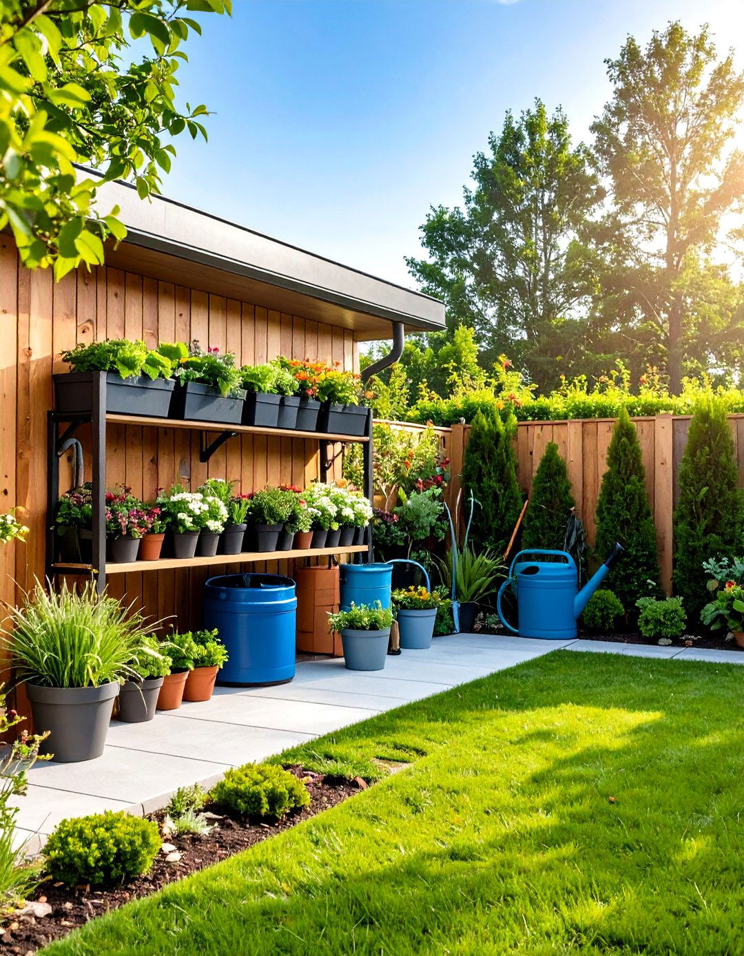 Outdoor Storage for Hoses and Watering Equipment - 20 Outdoor Storage Ideas