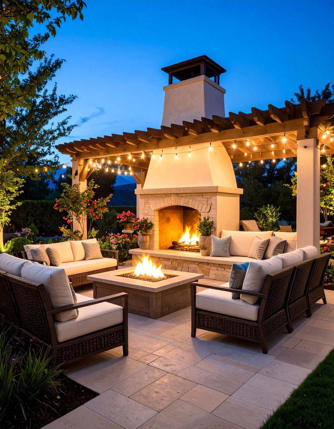 Outdoor Stucco Fireplace - 20 Stucco Fireplace Ideas