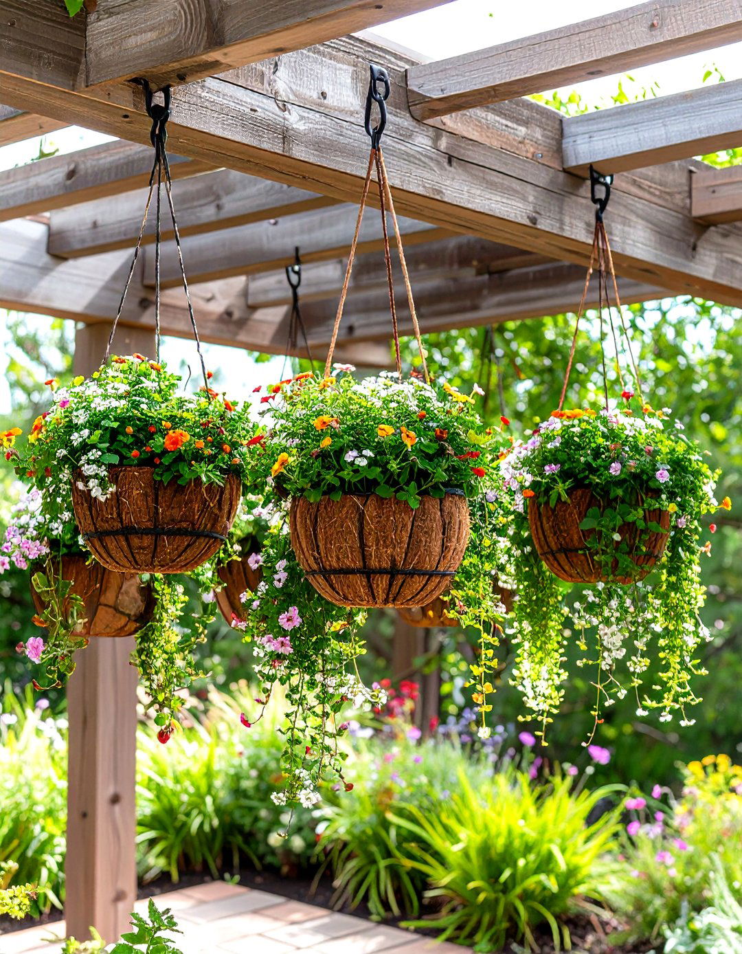 Outdoor Succulent Container Hanging Basket Garden - 20 Outdoor Succulent Container Ideas