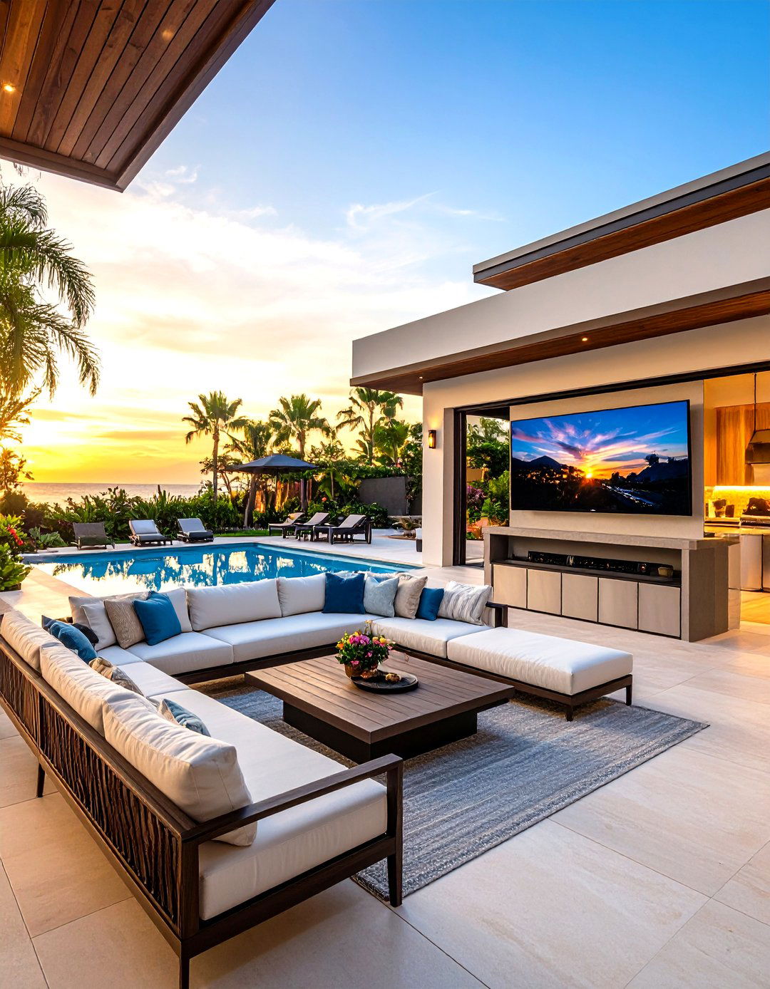 Outdoor TV Multi Zone Entertainment Network - 20 Outdoor Tv Ideas