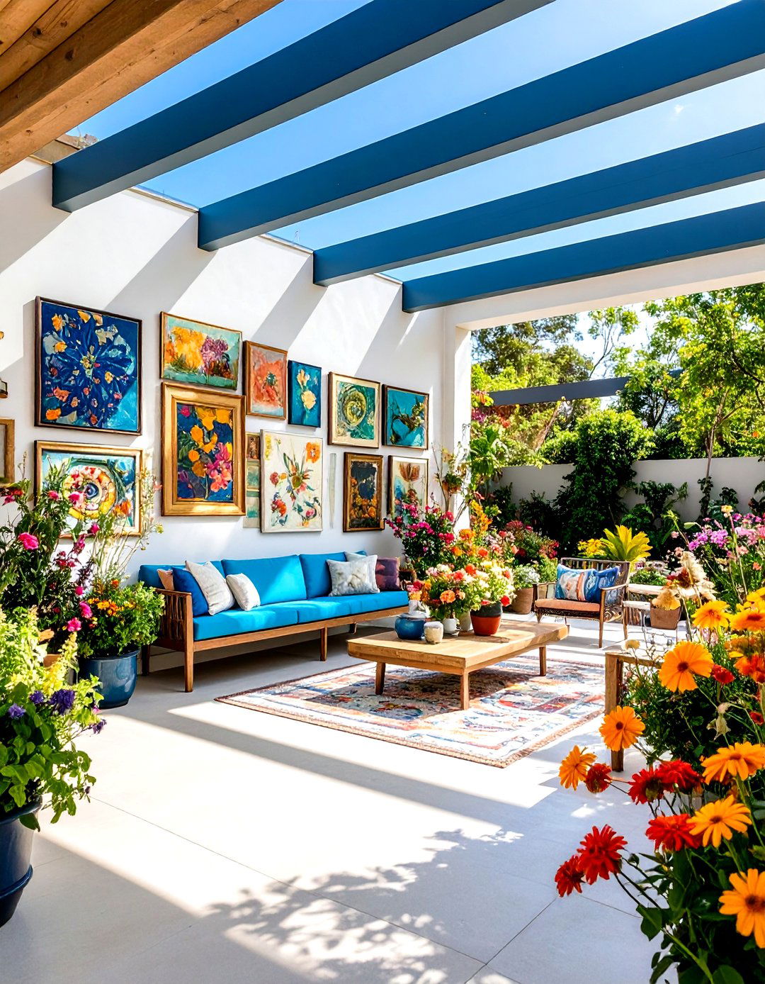 Outdoor Wall Decor Gallery Wall Displays - 20 Outdoor Wall Decor Ideas