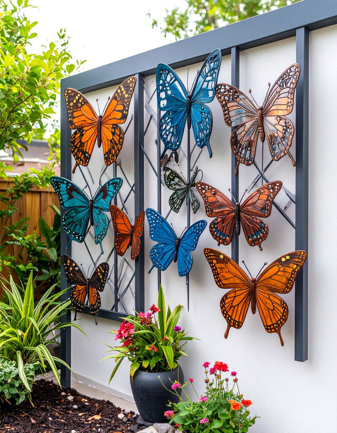 Outdoor Wall Decor Metal Art Sculptures - 20 Outdoor Wall Decor Ideas