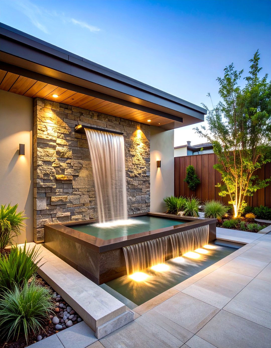 Outdoor Wall Decor Water Fountain Features - 20 Outdoor Wall Decor Ideas