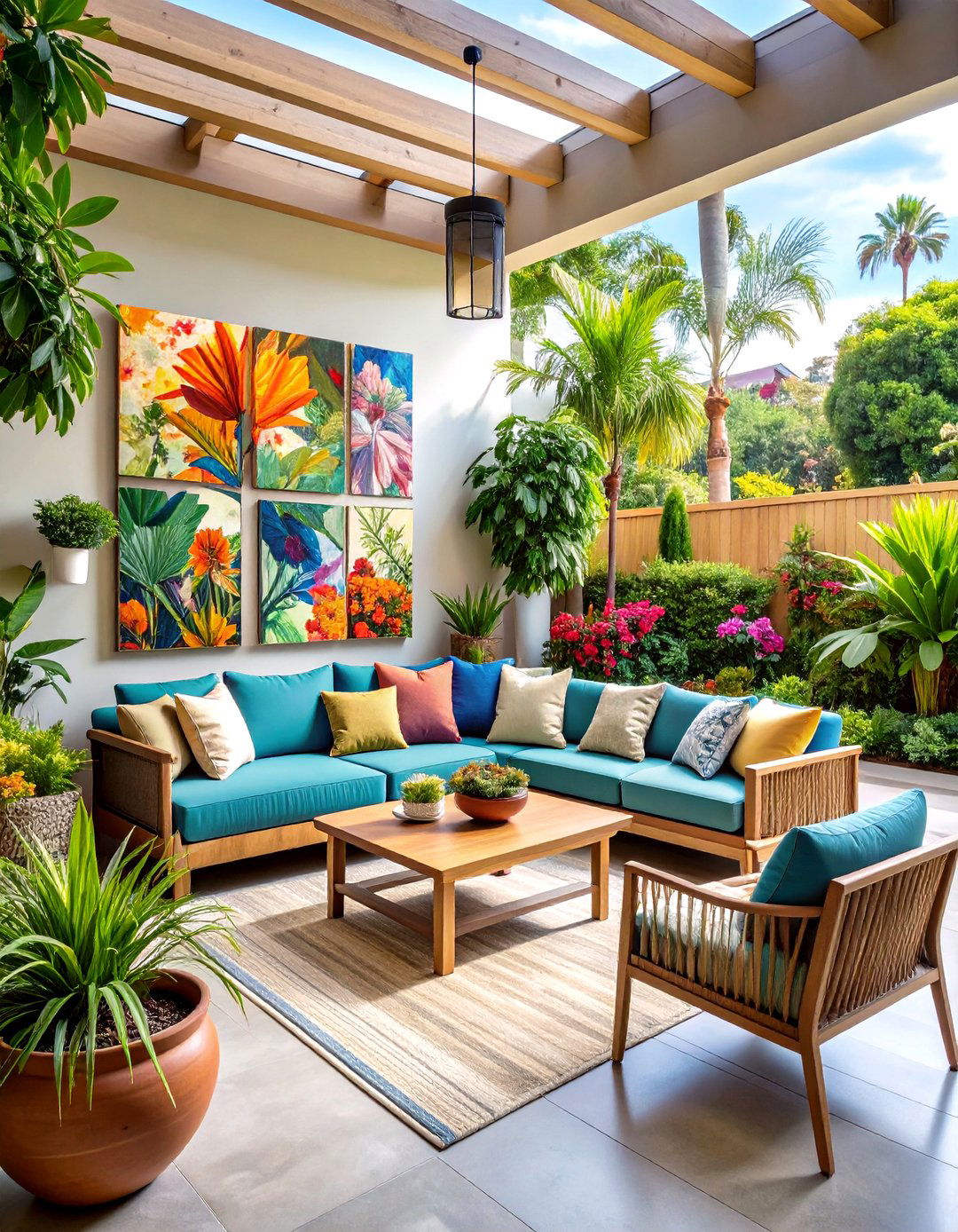Outdoor Wall Decor Weather Resistant Canvas Art - 20 Outdoor Wall Decor Ideas