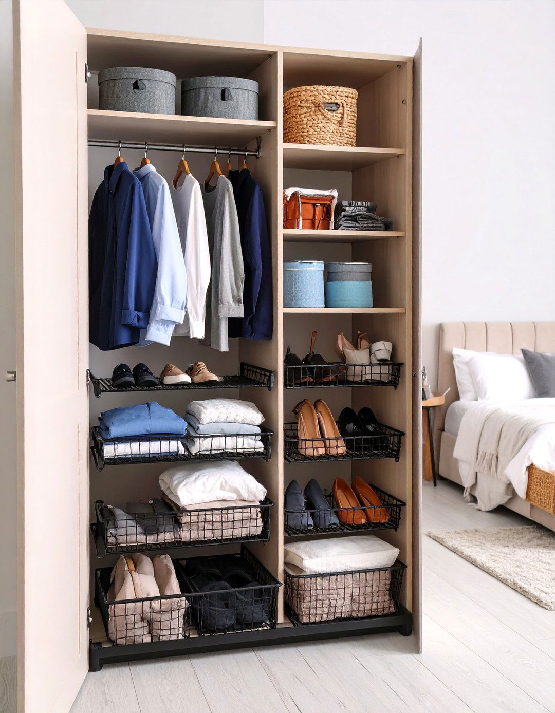 Over Door Organiser Small Bedroom Storage - 20 small bedroom storage ideas
