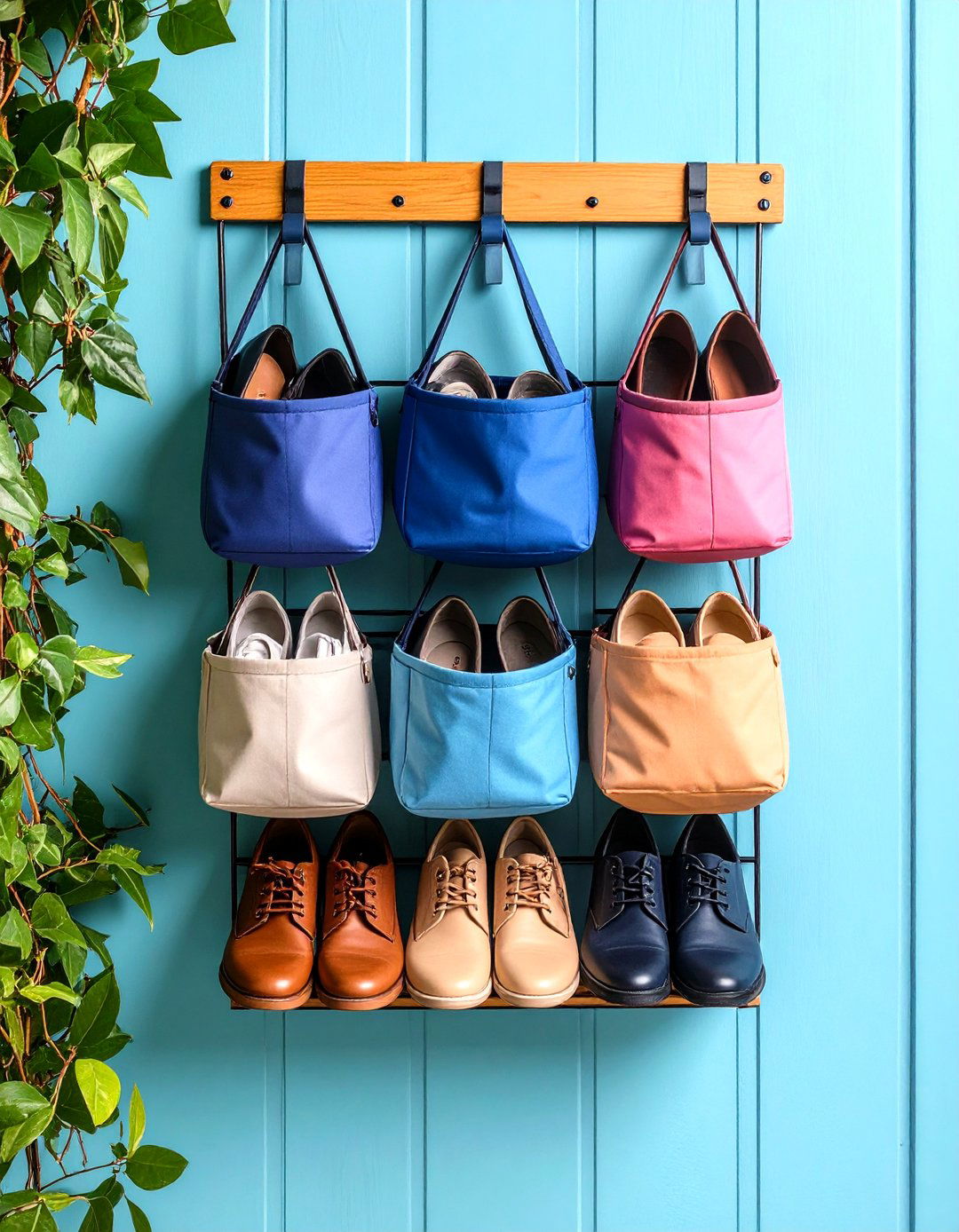 Over Door Outdoor Shoe Storage Organizers - 20 Outdoor Shoe Storage Ideas