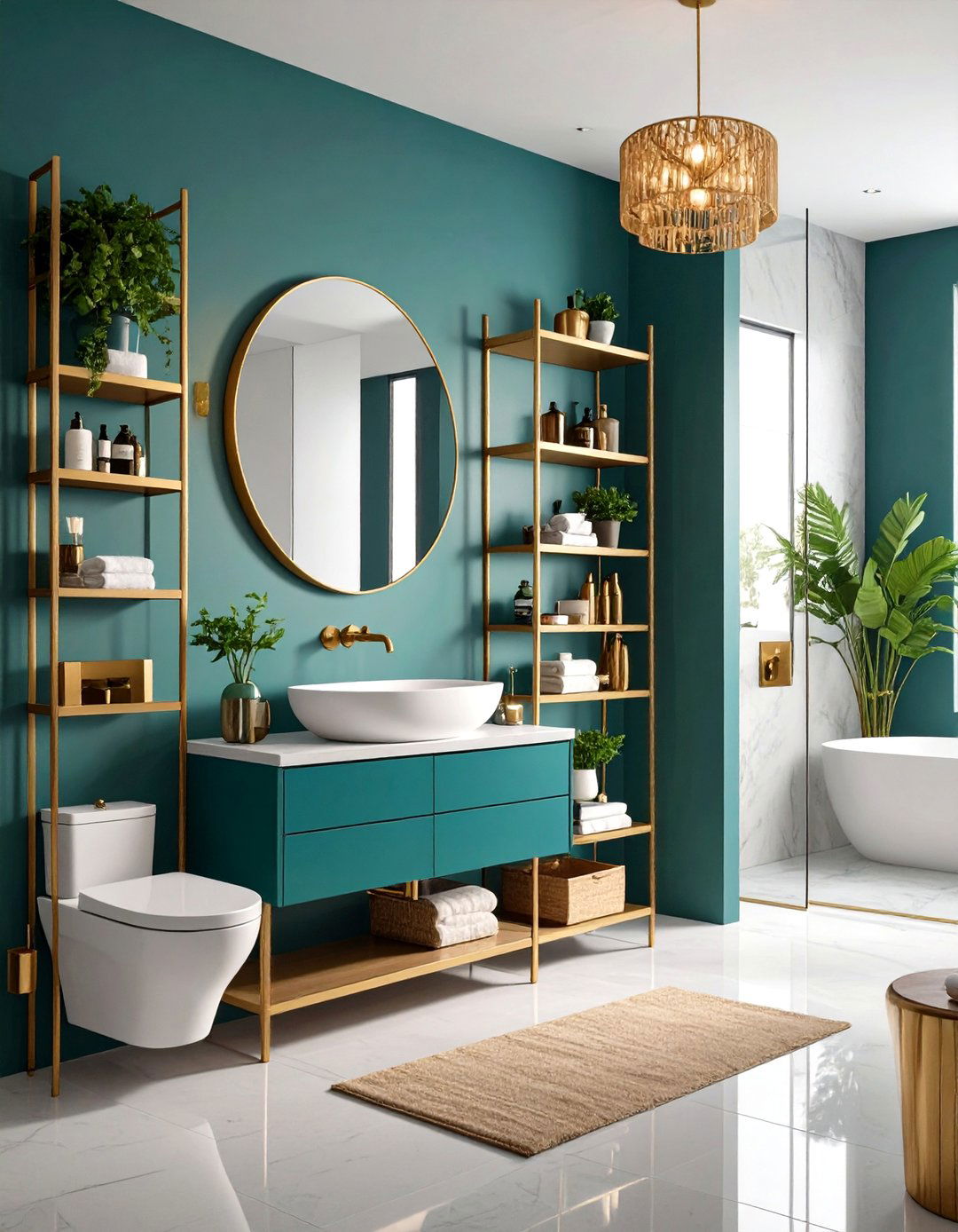 Over Toilet Storage Modern tagere - 20 Over Toilet Storage Ideas