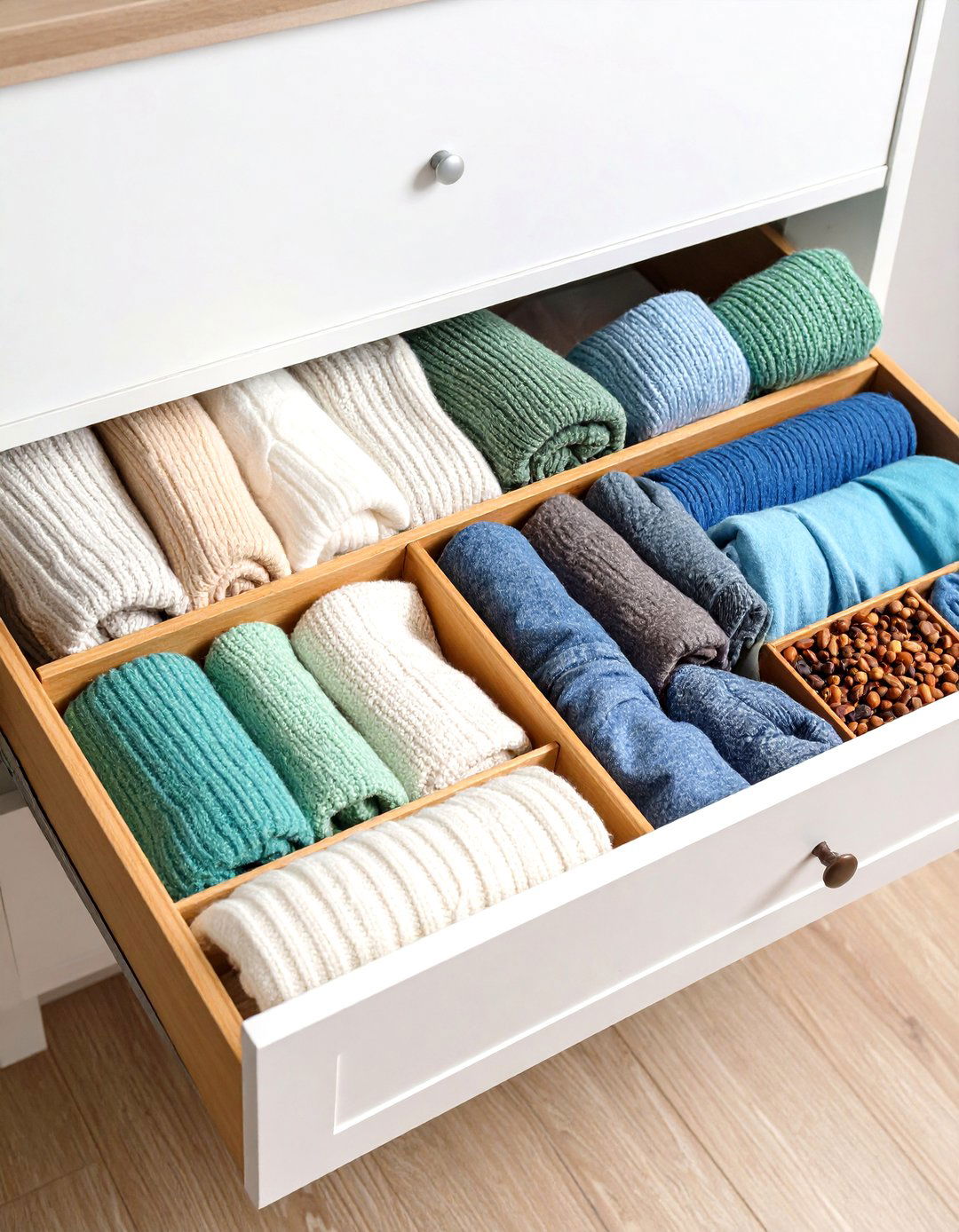 Over the Door Clear Pocket Knit Keeper - 20 sweater storage ideas