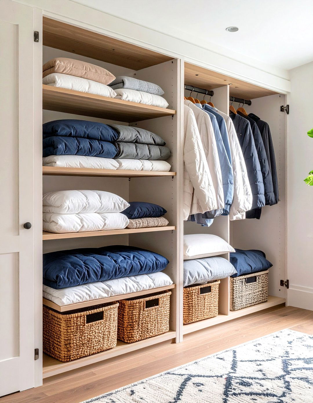 Over the Door Comforter Storage Organizers - 20 Comforter Storage Ideas