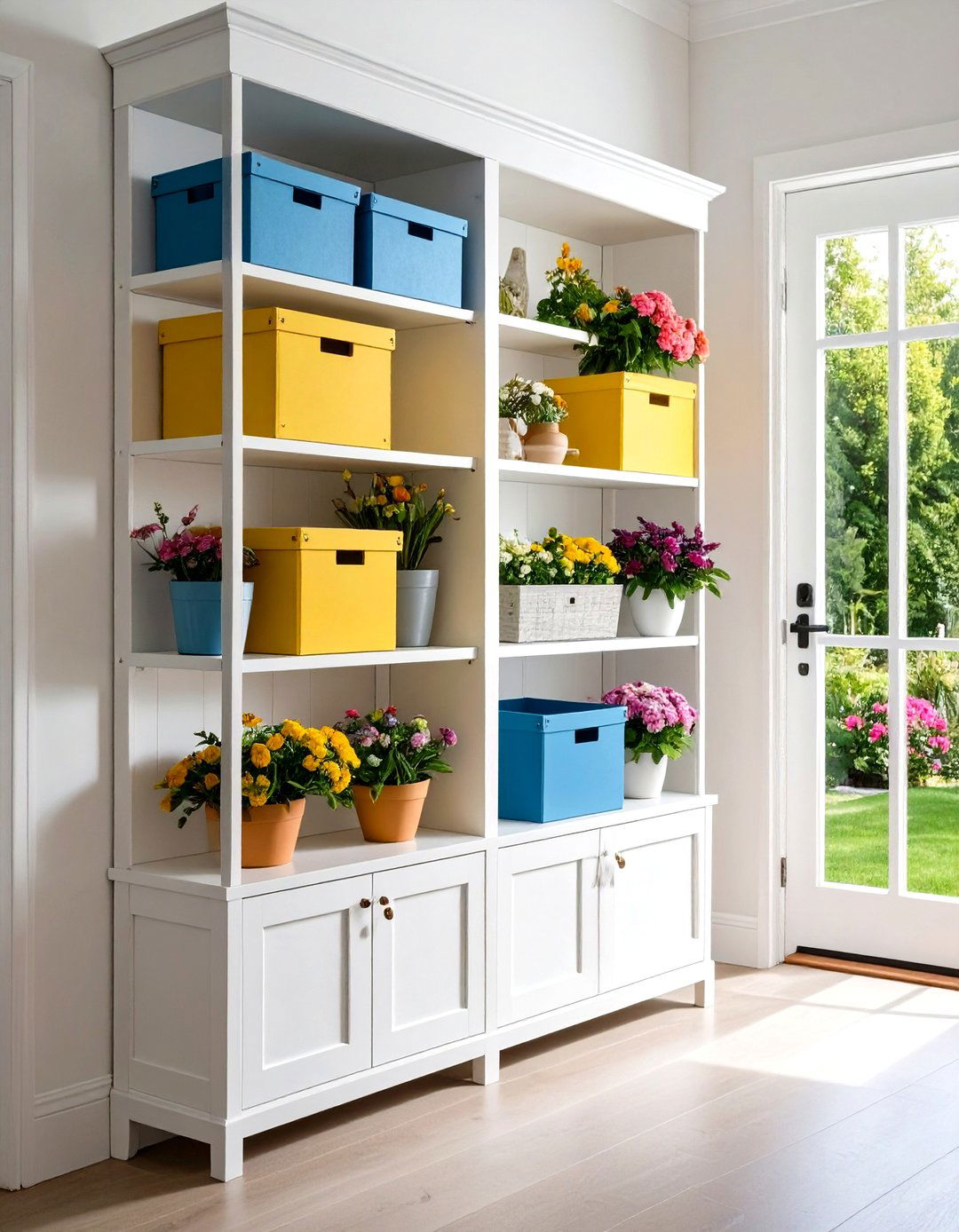 Over the Door Shelf Above the Hallway Frame - 20 Hallway Storage Ideas