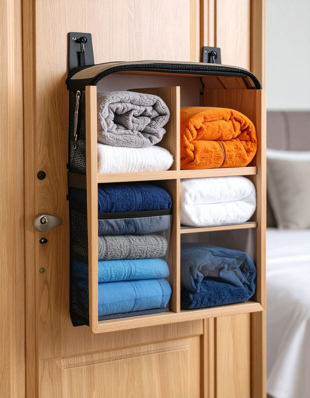 Over the Door Storage Pockets - 20 Blanket Storage Ideas