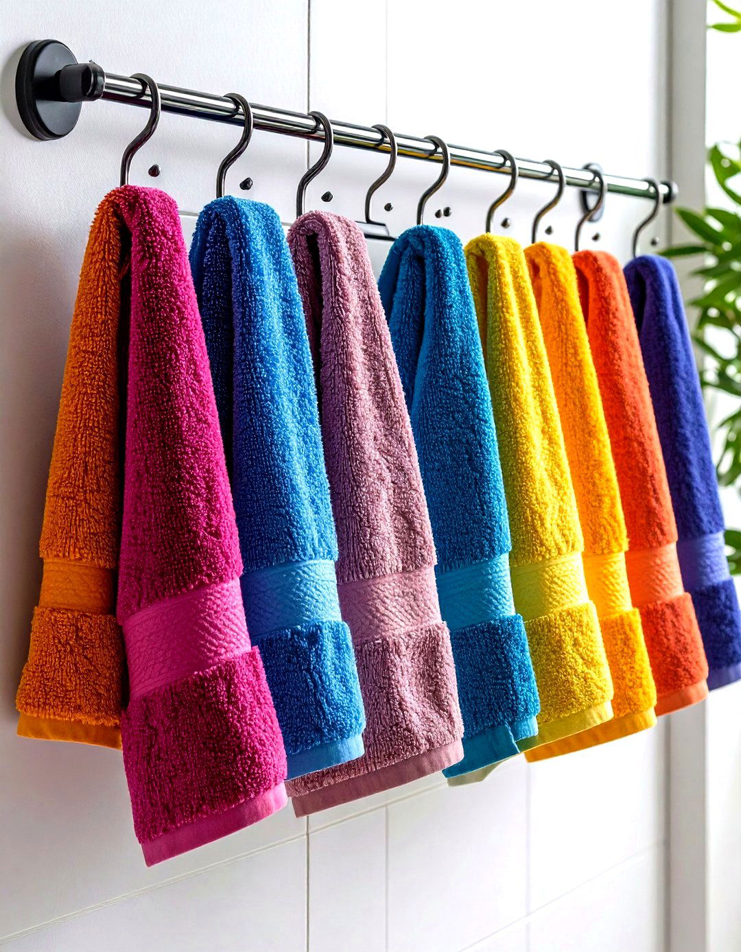 Over the Door Towel Rack - 20 Towel Display Ideas