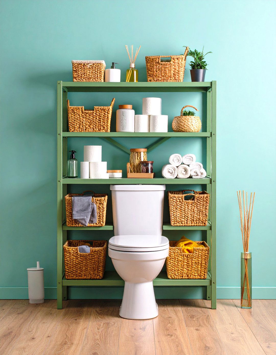 Over the Toilet Cabinet Bathroom Wall Storage - 20 Bathroom Wall Storage Ideas