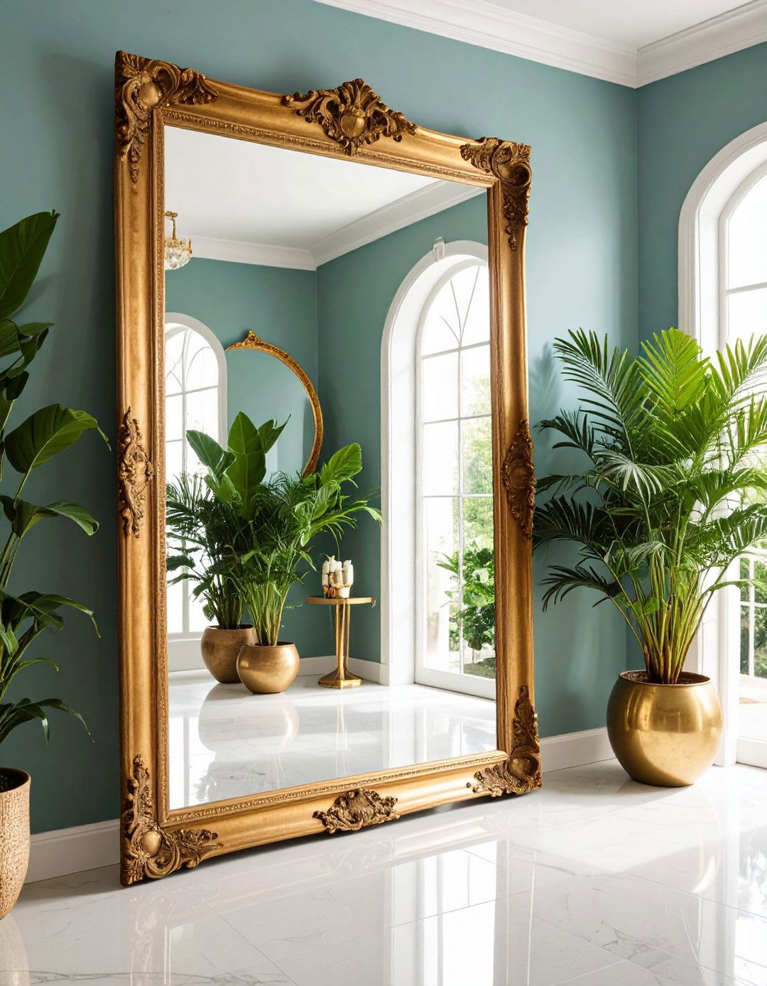 Oversized Dining Room Mirrors - 20 Glam Dining Room Ideas