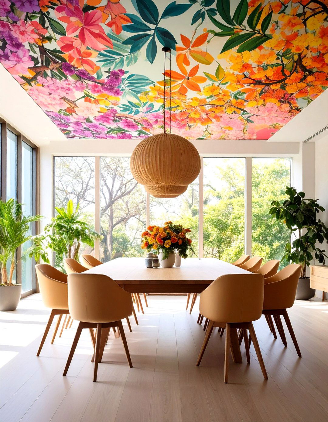 Oversized Floral Wallpaper Statements - 20 Wallpaper Ideas